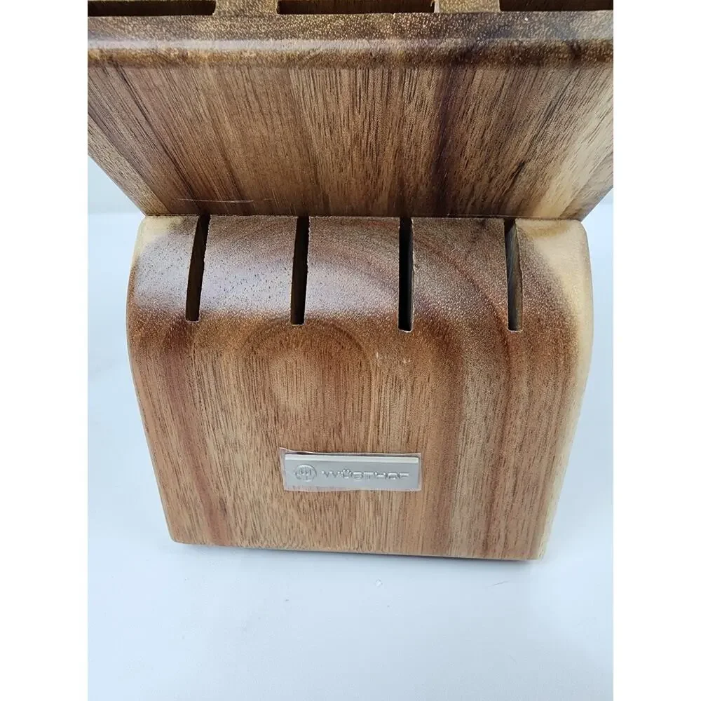 Wusthof 15-Slot Countertop Knife Block Multi-tone Acacia Wood 9